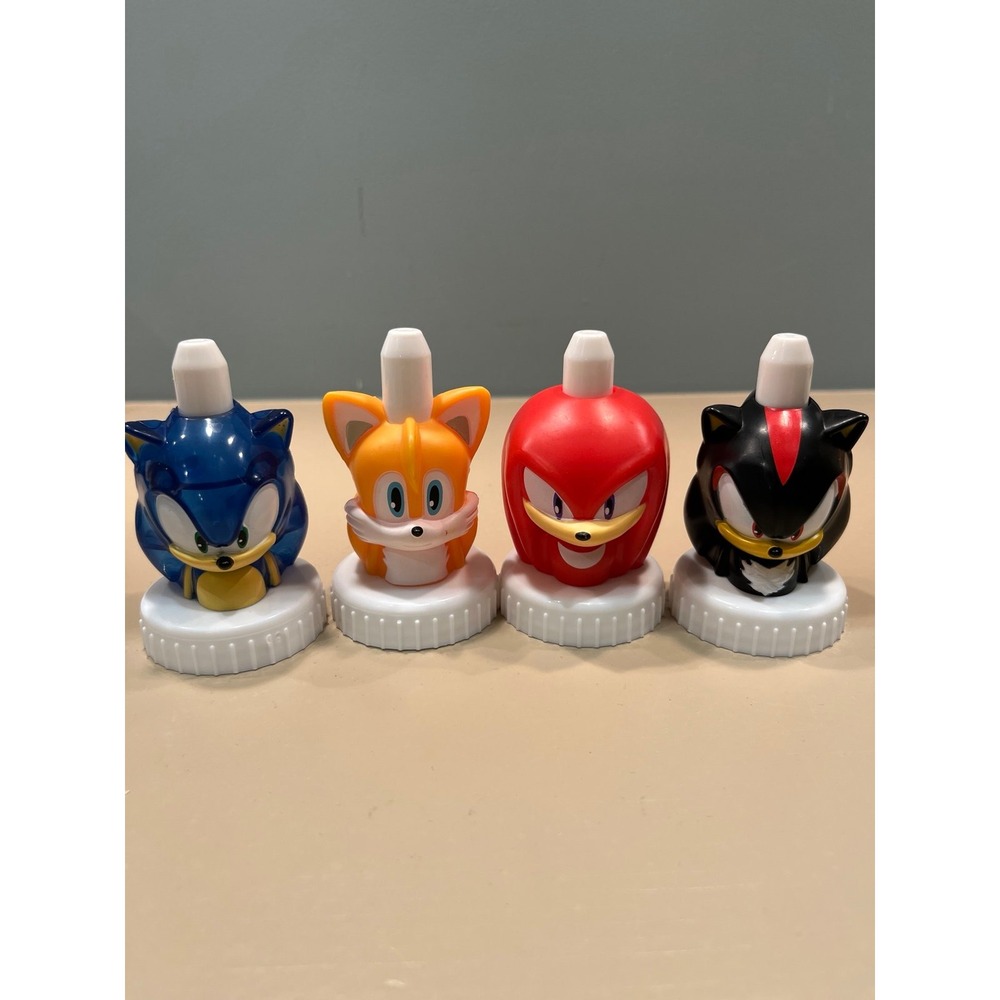 Good 2 Grow Toppers Sonic Tails Shadow And Knuckles Lot Of 4
